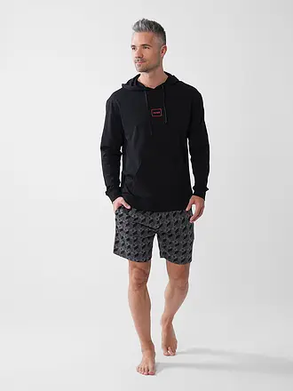 HUGO | Loungwear Sweater LAZE | schwarz